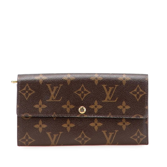 Louis Vuitton Monogram Sarah Long Wallet