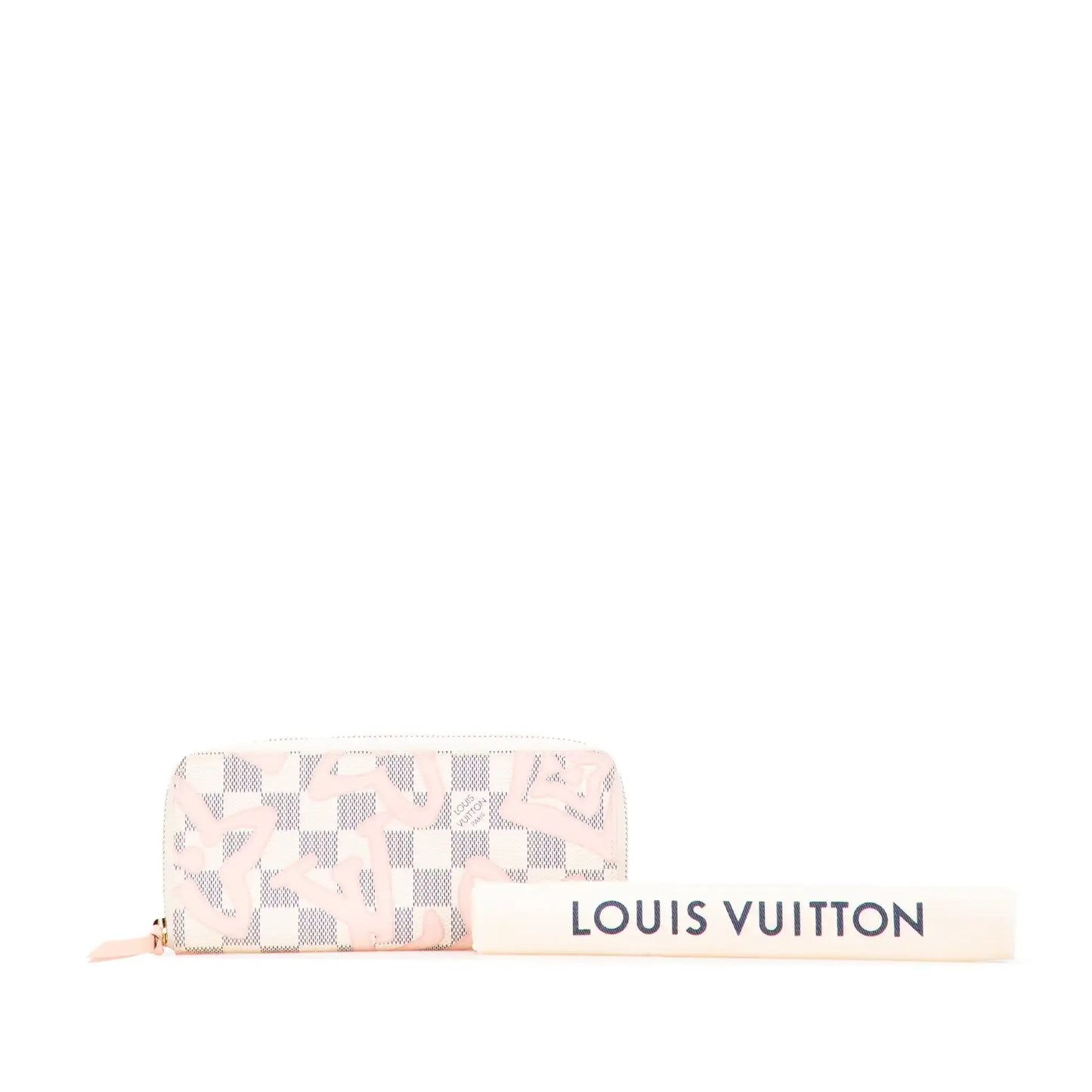 Louis Vuitton Damier Azur Tahitienne Clemence Zippy Wallet