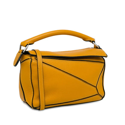 Loewe Mini Calfskin Puzzle Satchel