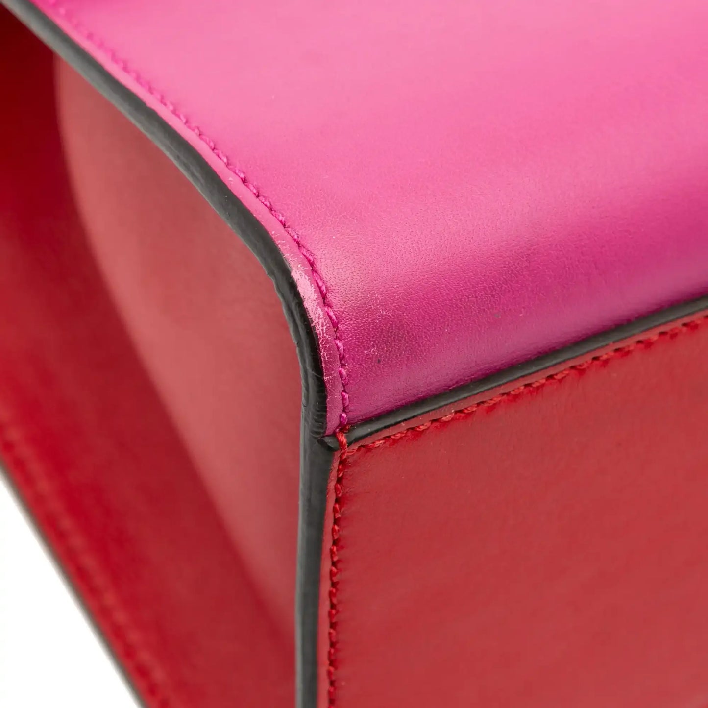 Gucci Medium Bicolor Leather Padlock Shoulder Bag