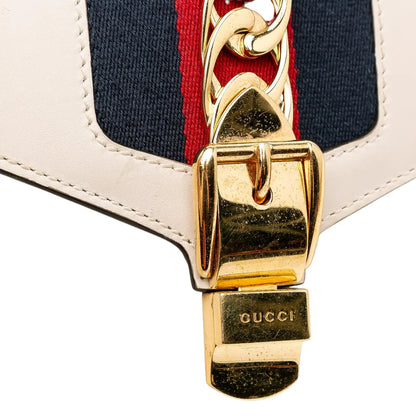 Gucci Mini Calfskin Sylvie Chain Crossbody