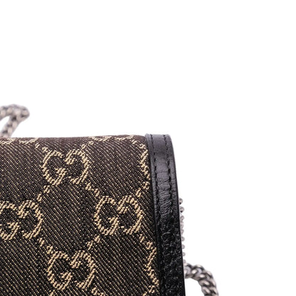 Gucci Mini GG Denim Dionysus Crossbody