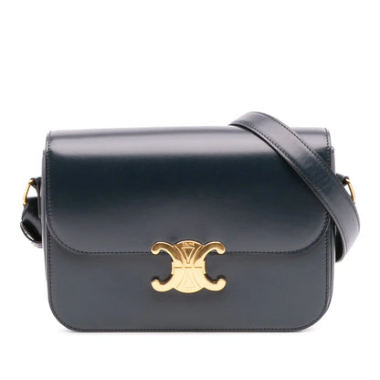 Celine Classique Shiny Calfskin Triomphe Crossbody
