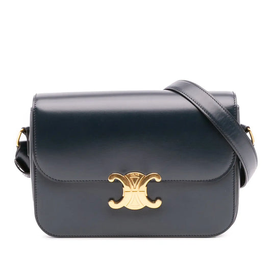 Celine Classique Shiny Calfskin Triomphe Crossbody