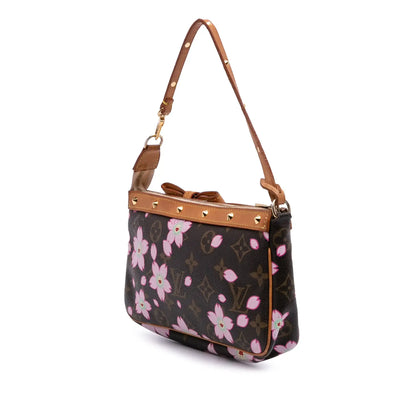 Louis Vuitton Takashi Murakami Monogram Cherry Blossom Pochette Accessoires