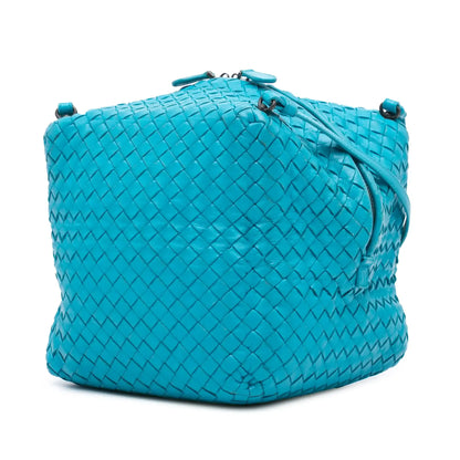Bottega Veneta Nappa Intrecciato Cube Crossbody