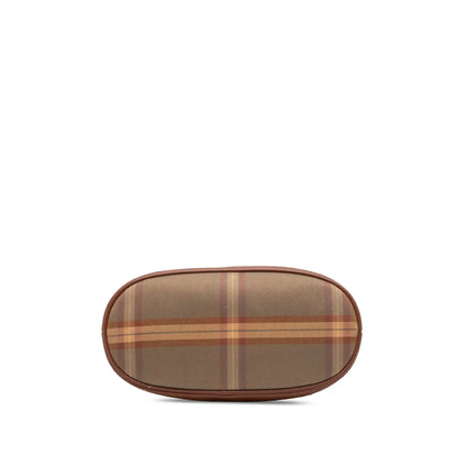 Burberry Vintage Check Canvas Bucket Bag