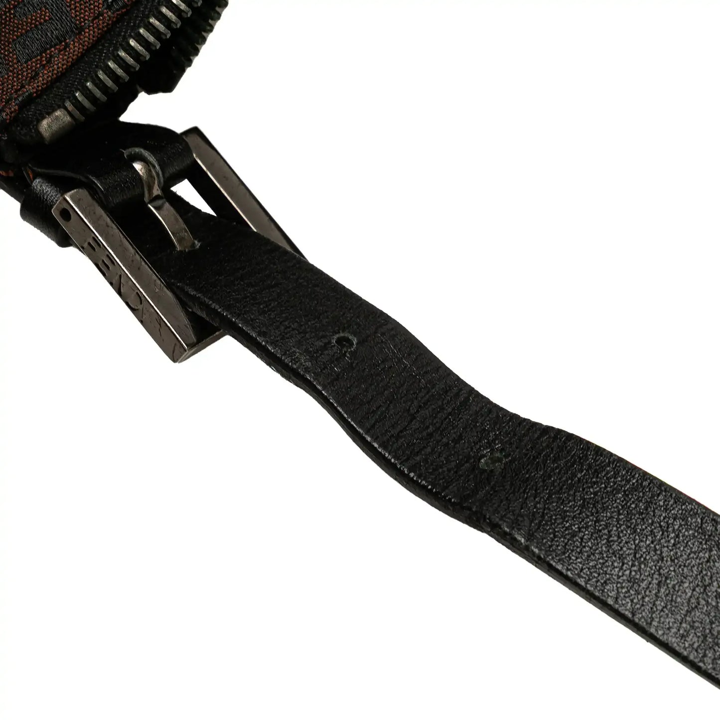 Fendi Zucchino Canvas Shoulder Bag