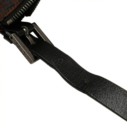 Fendi Zucchino Canvas Shoulder Bag