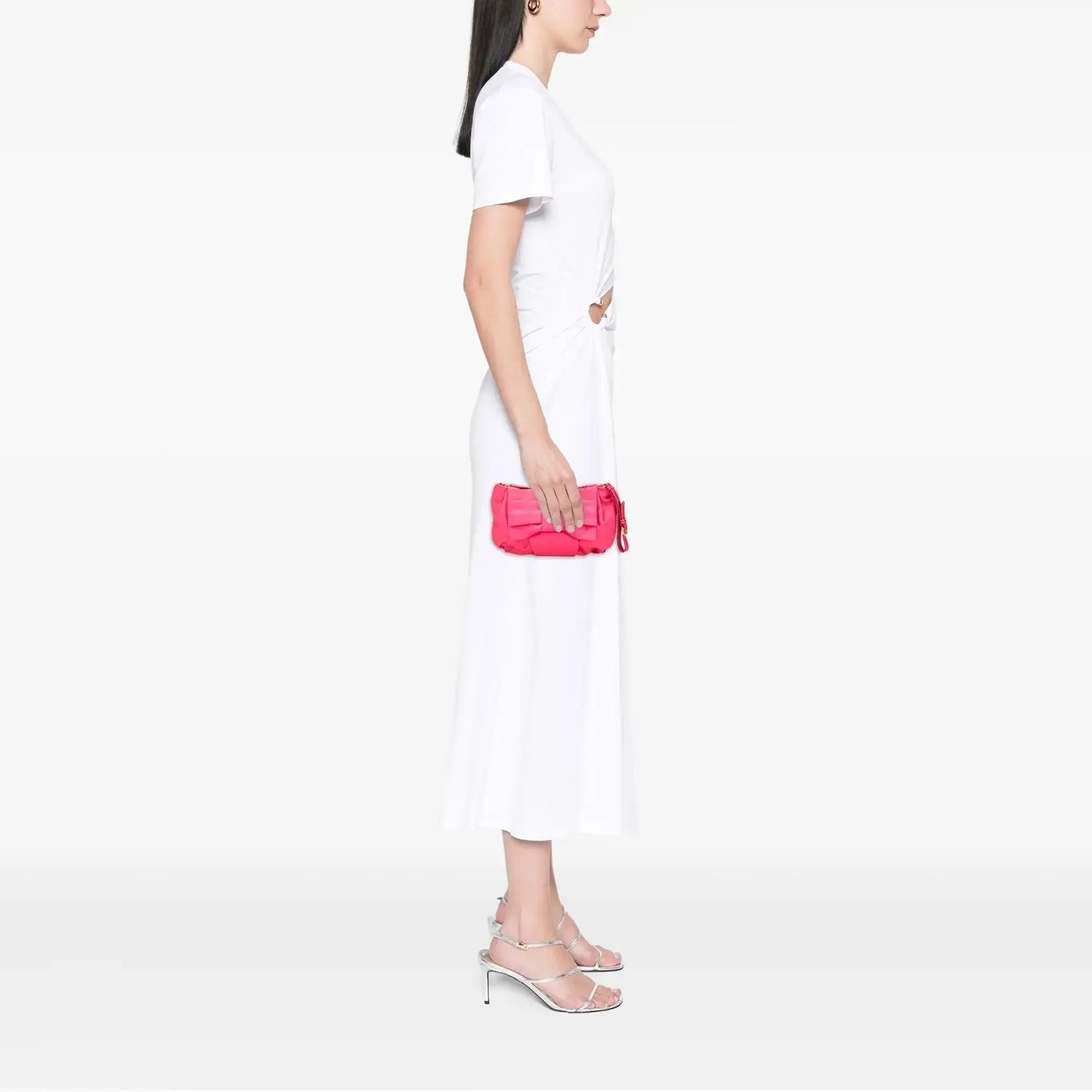 Prada Tessuto Bow Wristlet Clutch