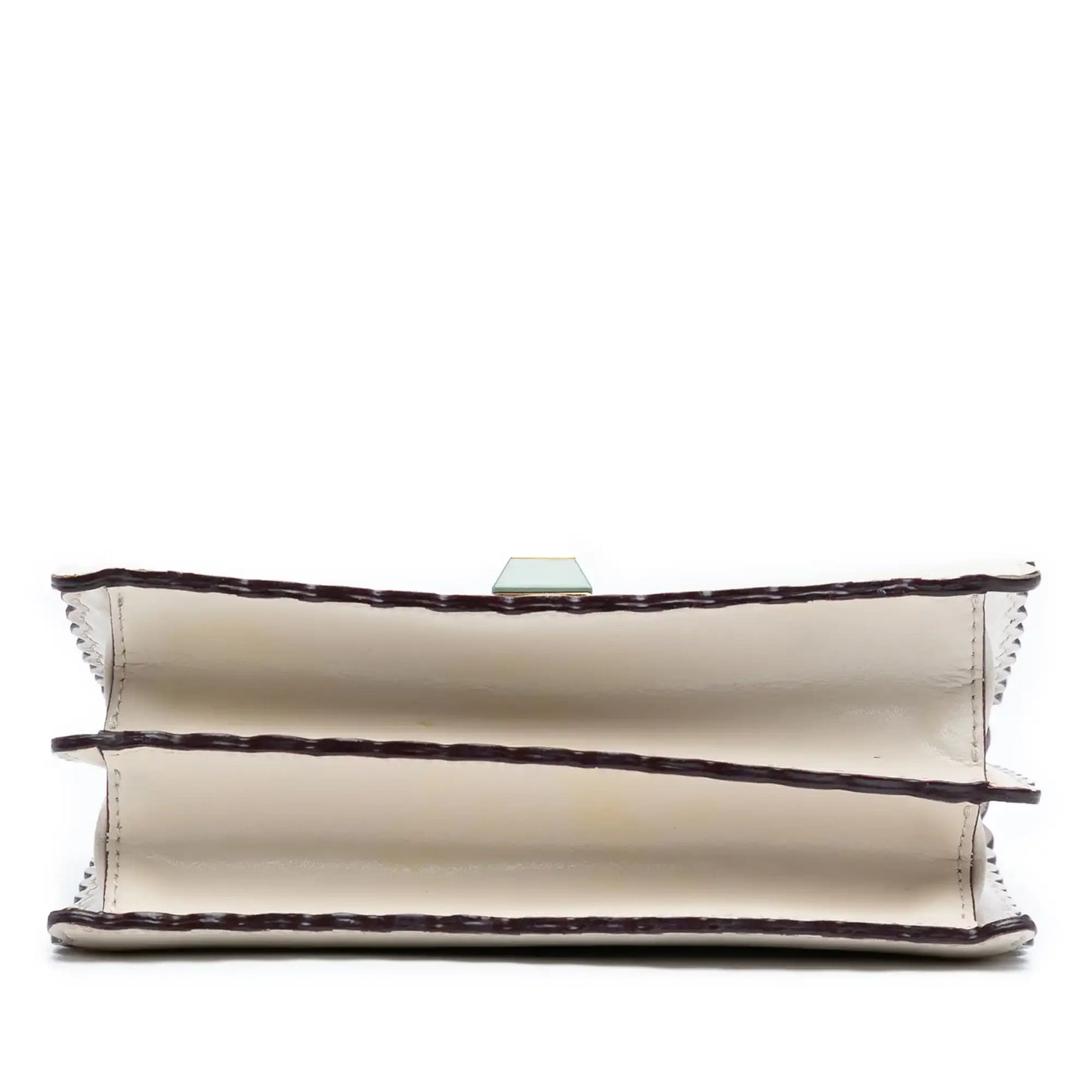 Fendi Small Scalloped Leather Kan I Crossbody