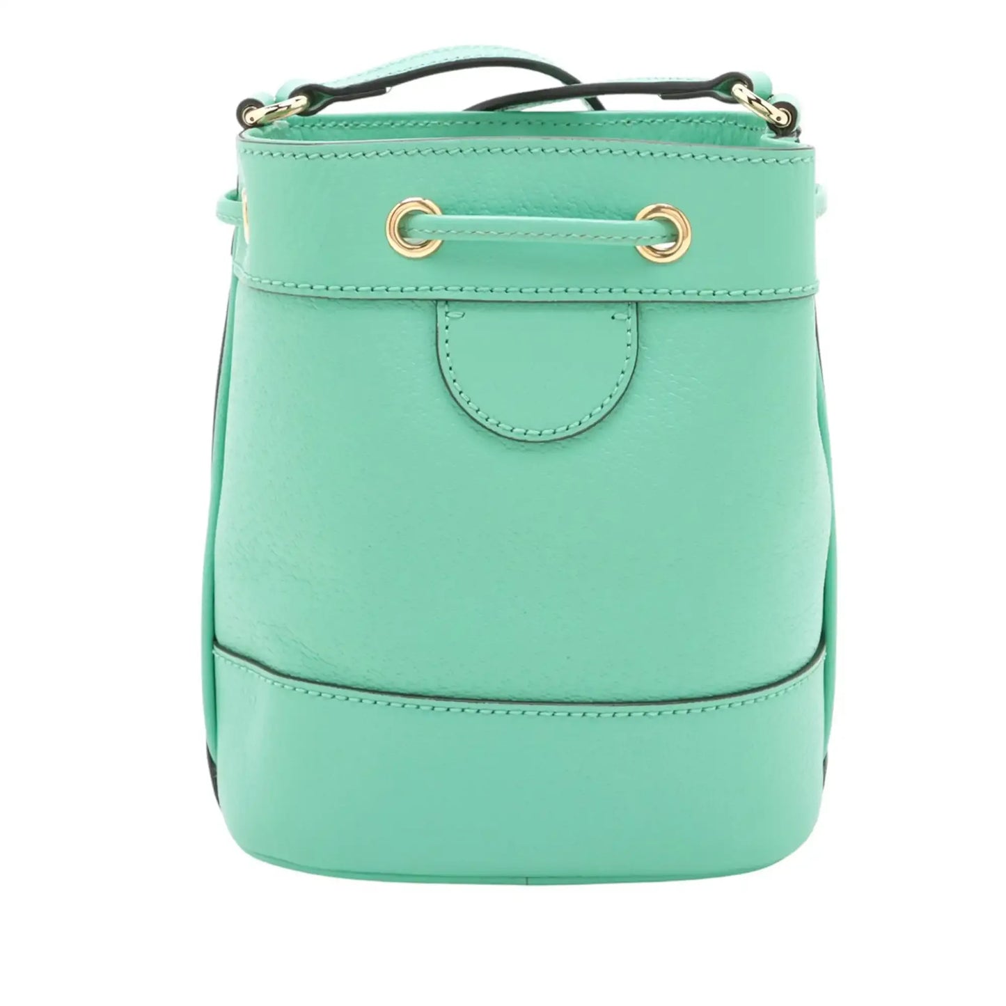 Gucci Mini Leather Ophidia Bucket Bag