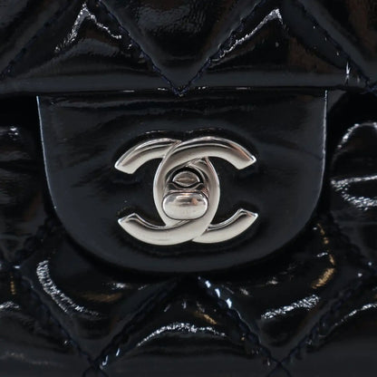 Chanel Jumbo Quilted Patent 3 Compartment Flap