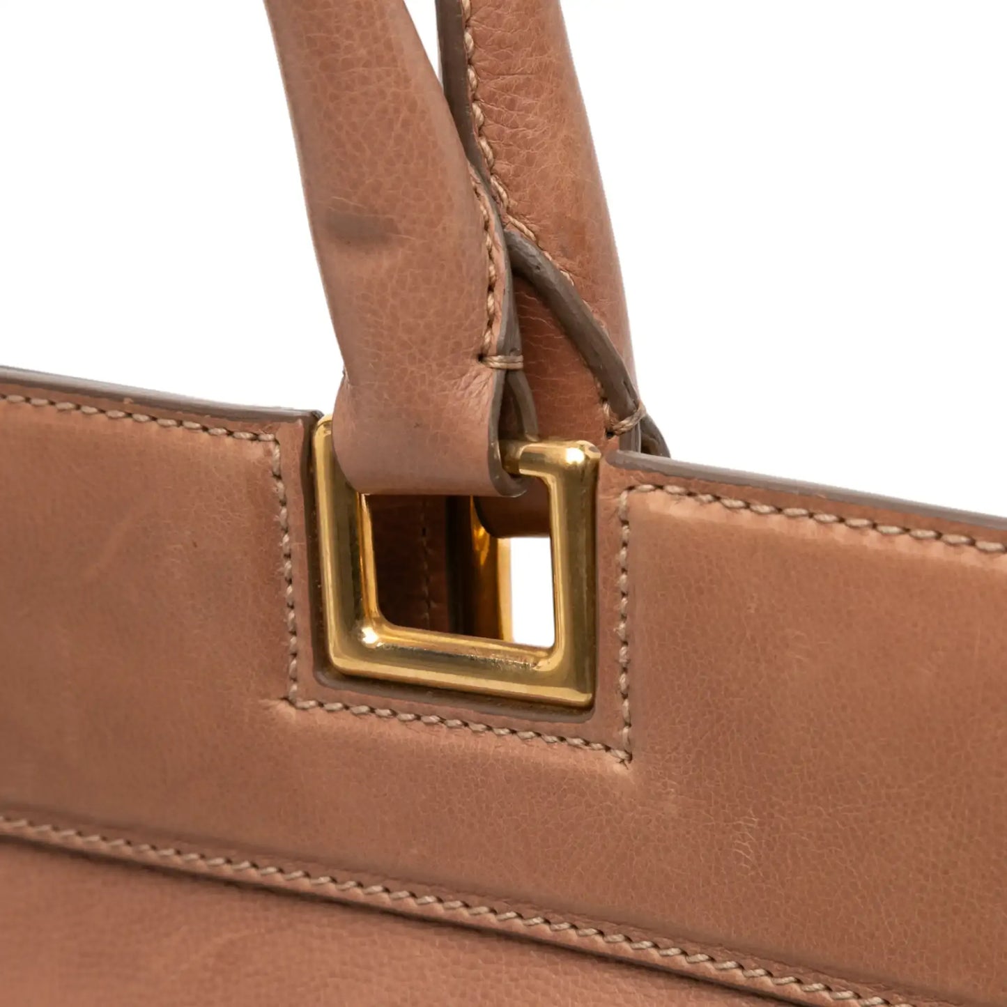 Prada Glace Calf Frame Satchel