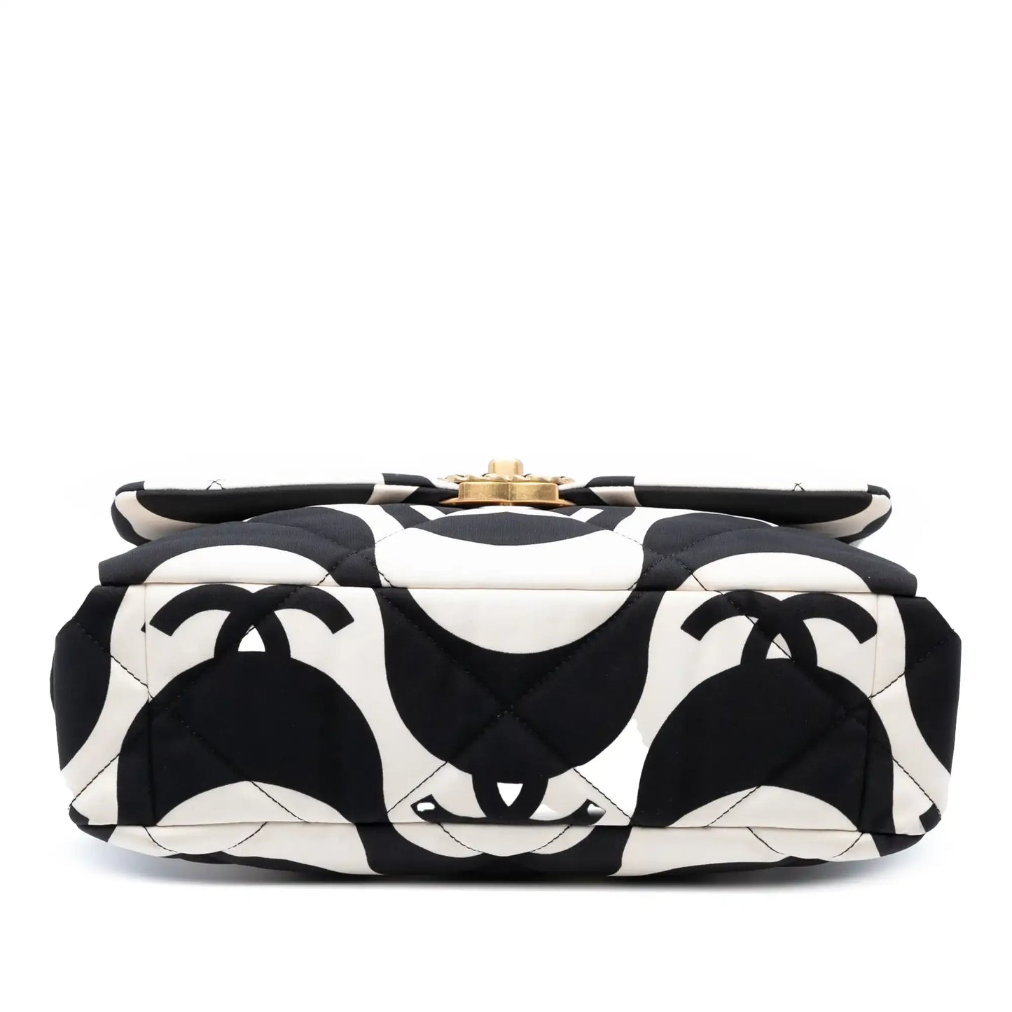 Chanel Large Printed Silk 19 Flap