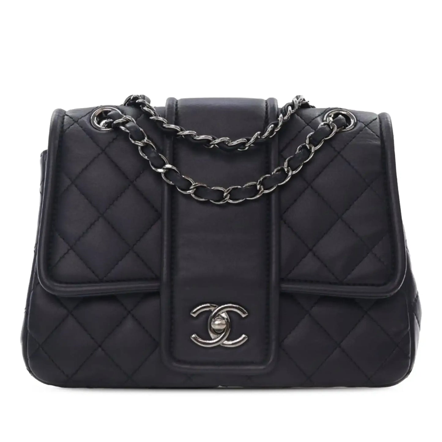 Chanel Quilted Lambskin Elementary Chic Flap