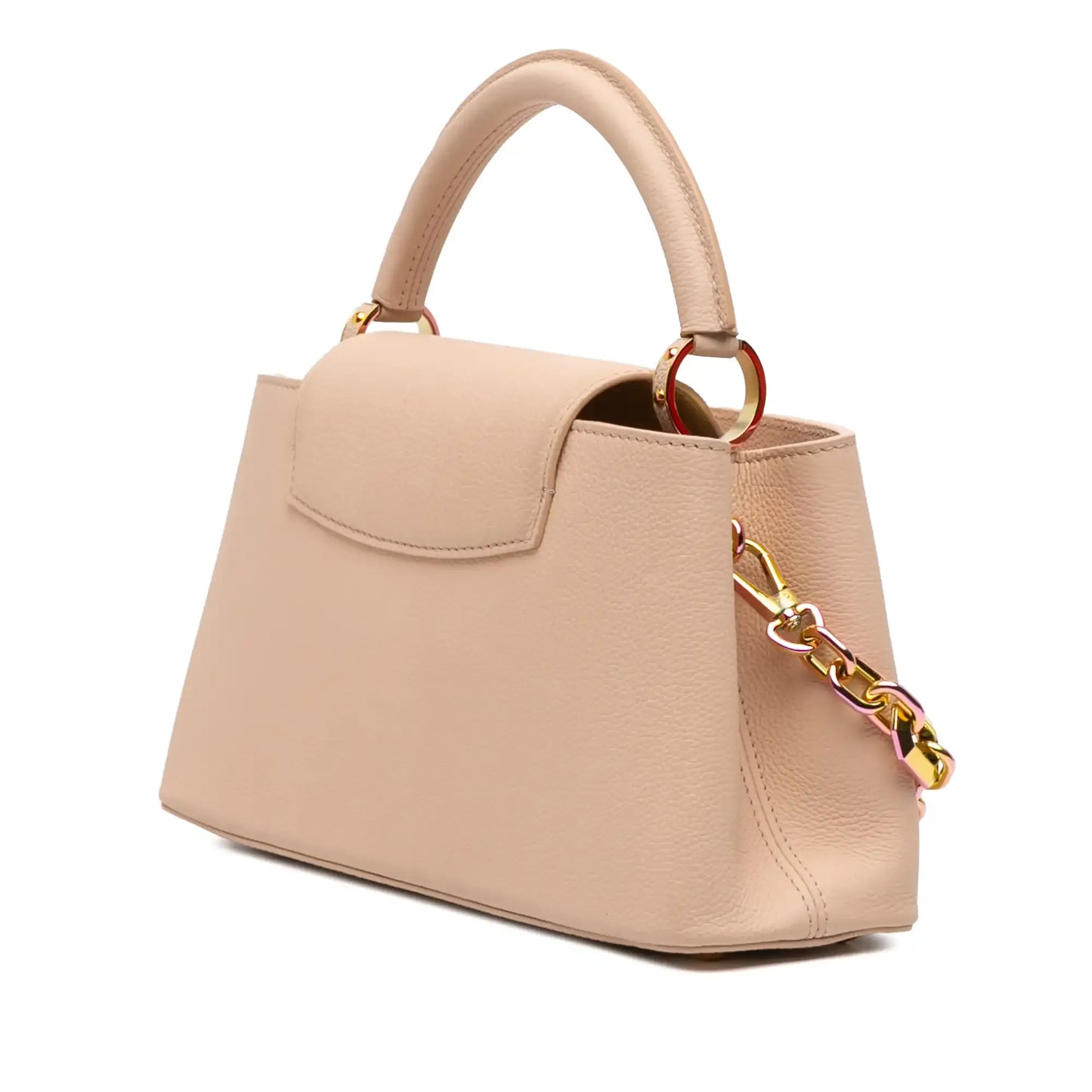 Louis Vuitton Grained Calfskin Capucines East West MM