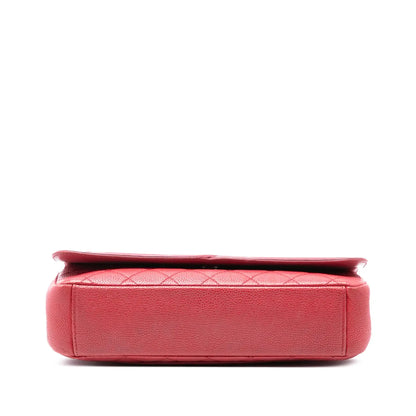 Chanel Medium Quilted Caviar CC Filigree Flap