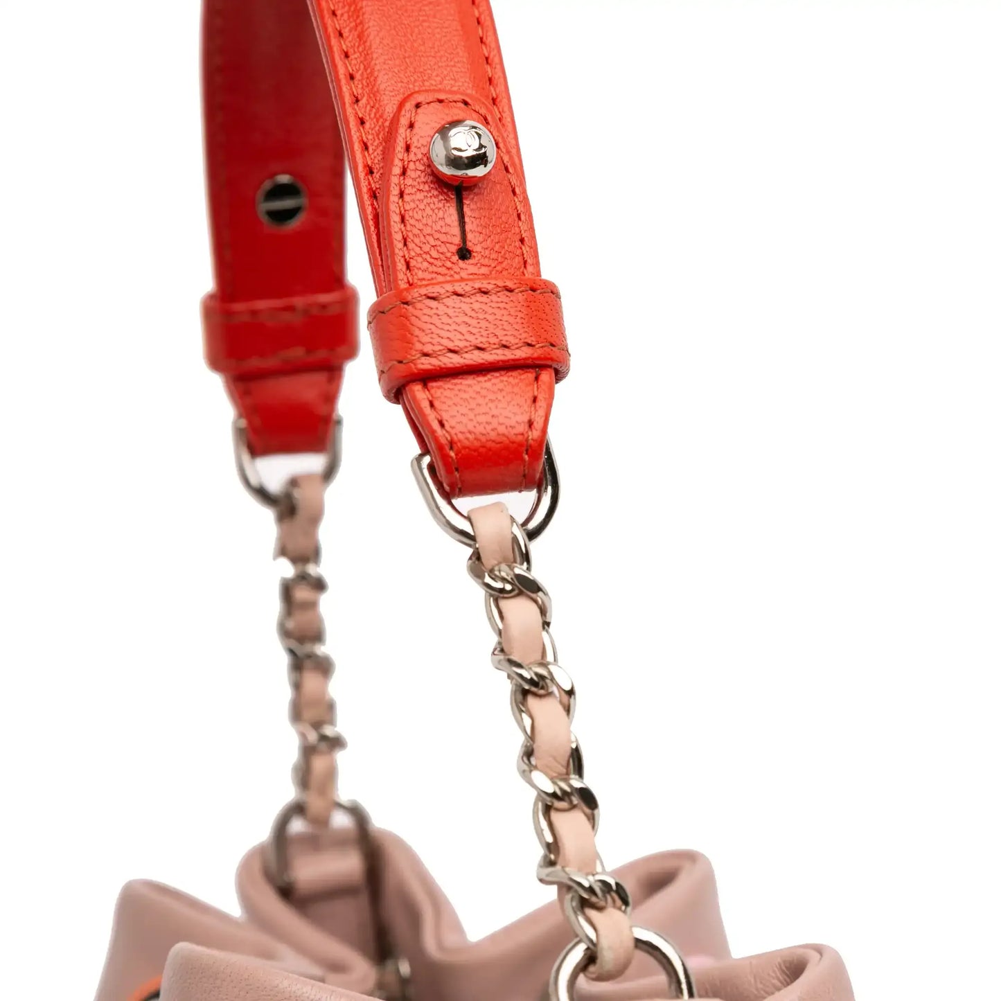 Chanel CC Quilted Lambskin Cuba Drawstring Bucket Bag