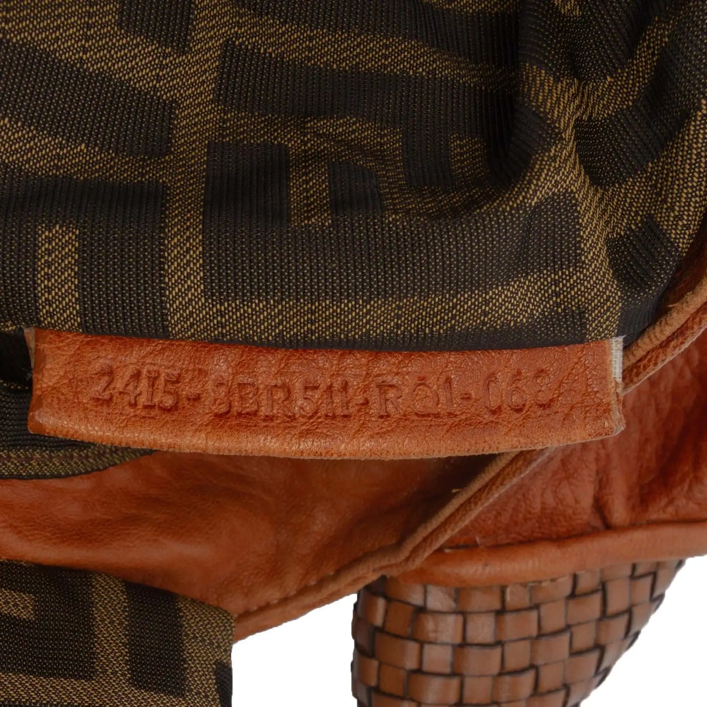 Fendi Large Leather Spy Handbag