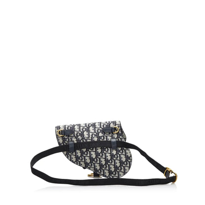 Dior Oblique Canvas Saddle Belt Bag