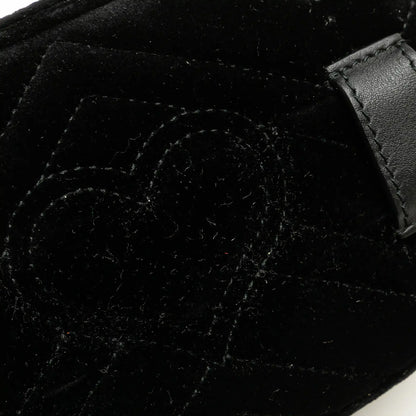Gucci GG Marmont Matelasse Velvet Belt Bag