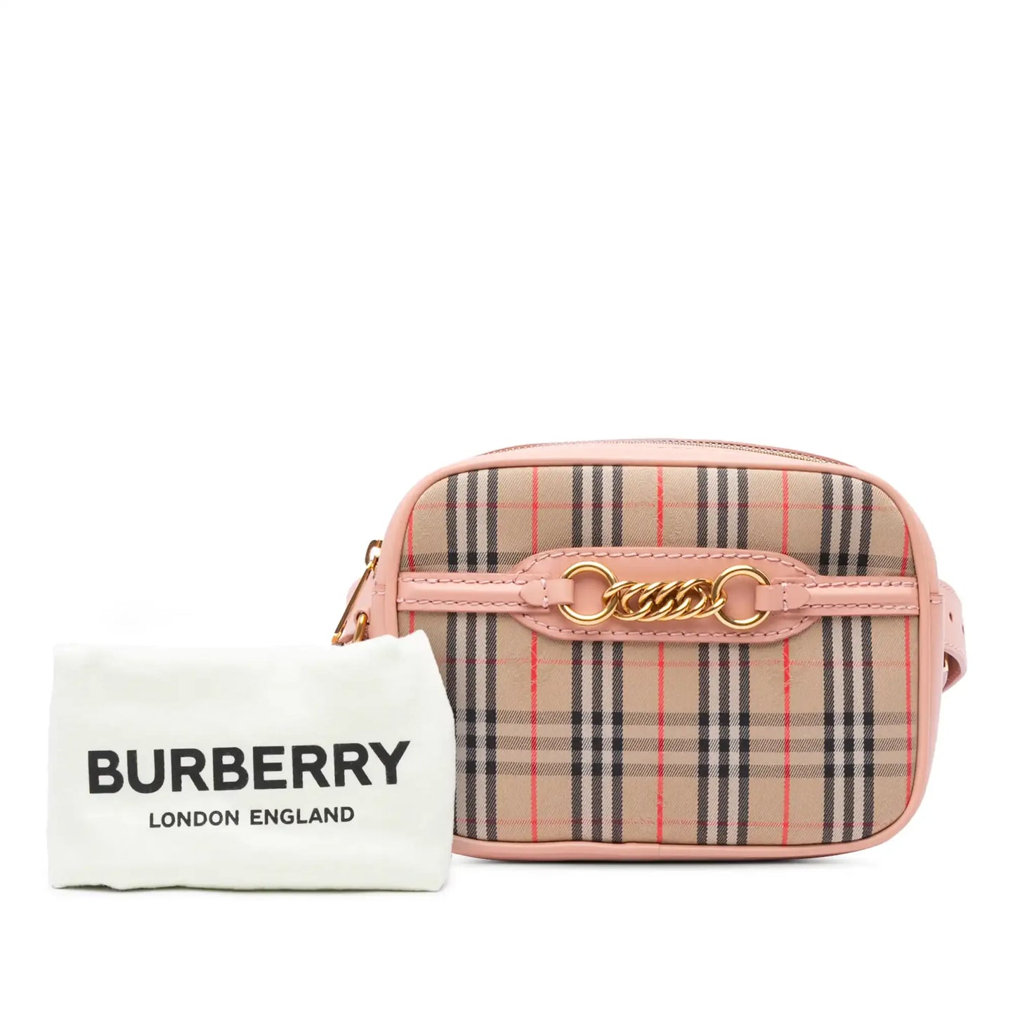 Burberry Haymarket Check Canvas 1983 Link Belt Bag