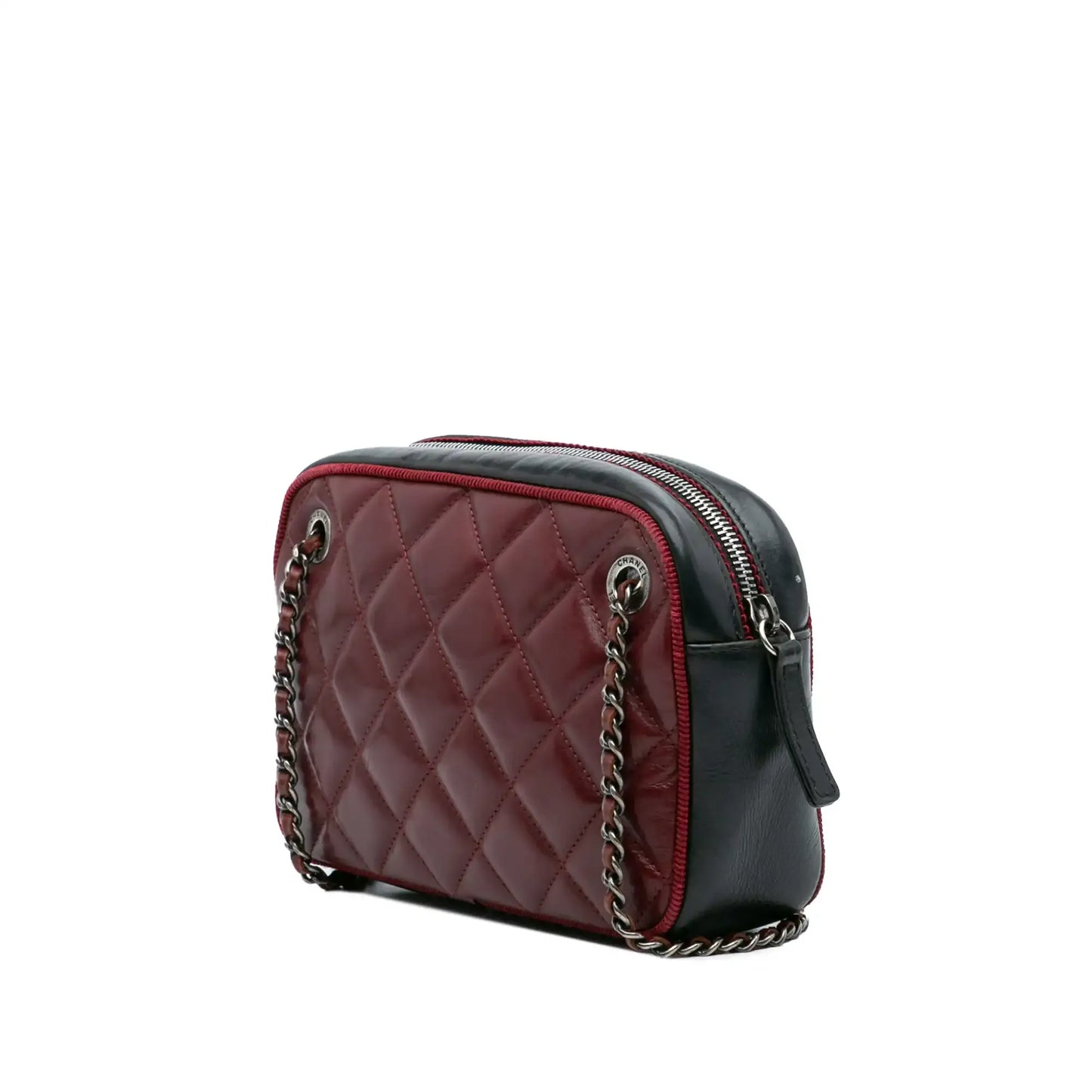 Chanel Small Bicolor Quilted Calfskin Ballerine Camera Bag
