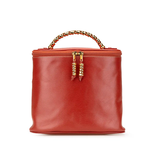 Loewe Leather Velasquez Twist Vanity Bag