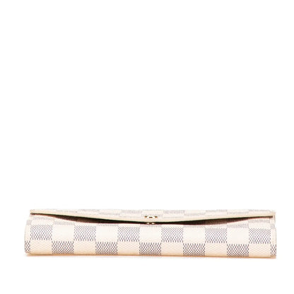 Louis Vuitton Damier Azur Sarah Long Wallet