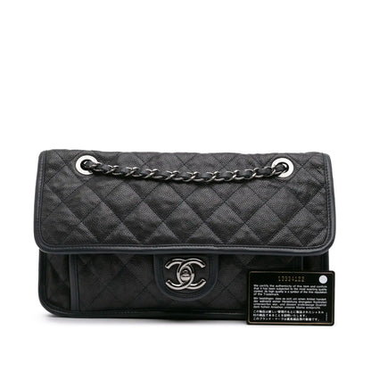 Chanel Medium Quilted Calfskin French Riviera Flap