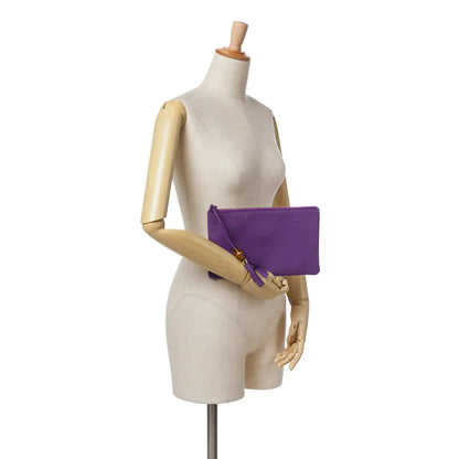 Gucci Calfskin Bamboo Clutch