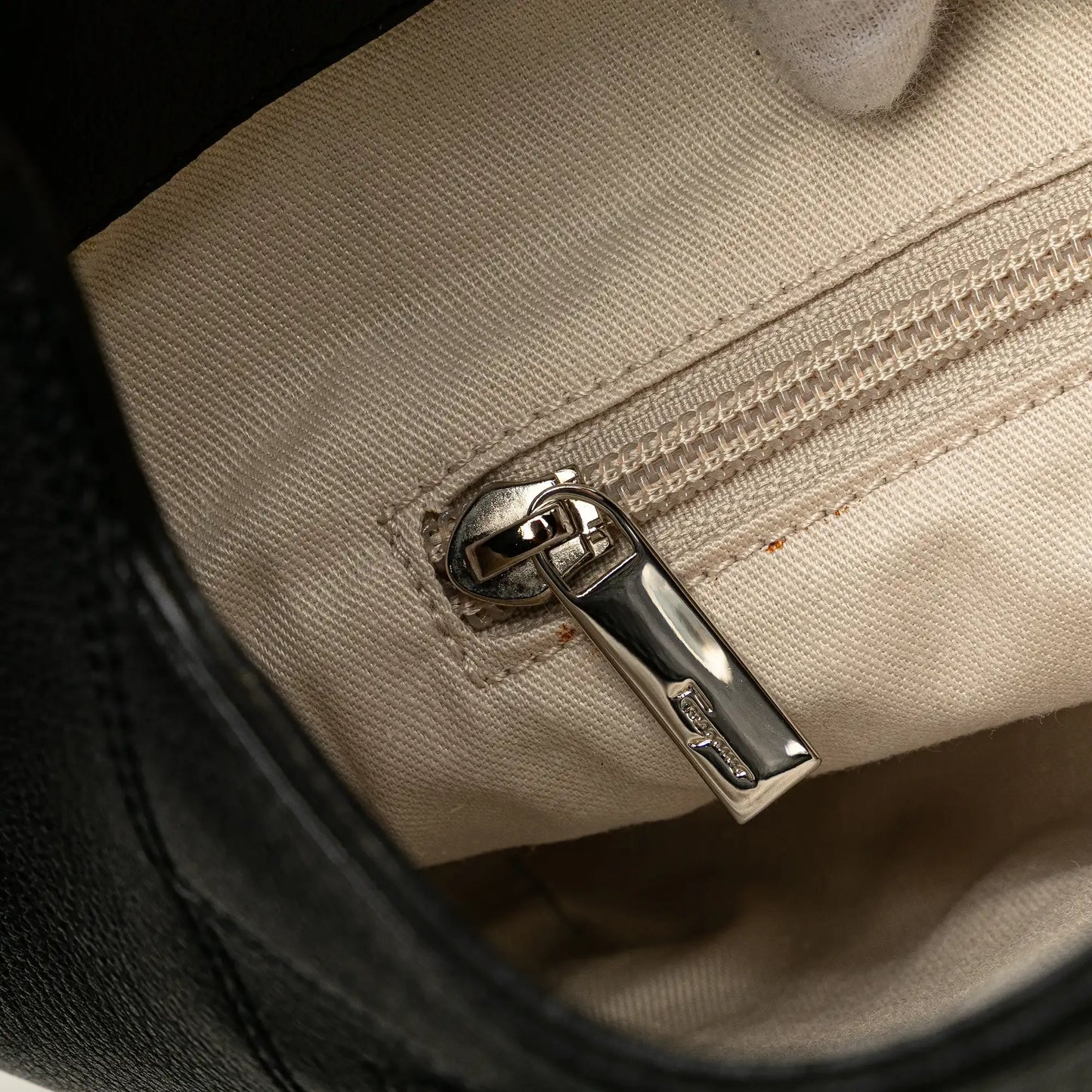 Ferragamo Leather Gancini Hobo