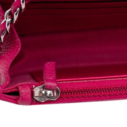 Chanel Classic Caviar Wallet On Chain