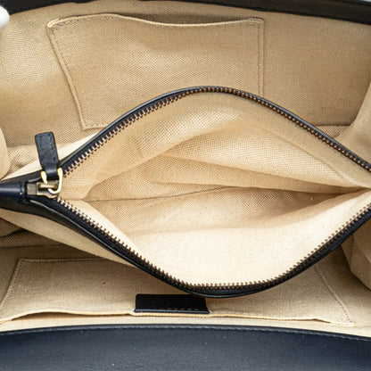Gucci Medium Leather Bamboo Dionysus Web Satchel