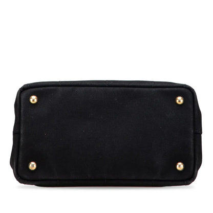 Prada Small Canvas Canapa Logo Satchel
