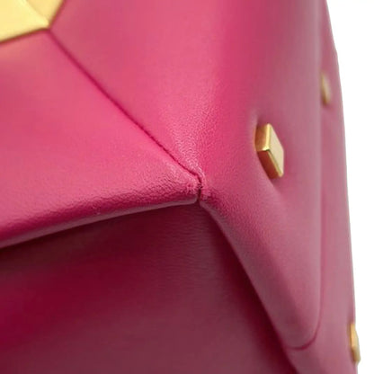Valentino Small Nappa One Stud Top Handle Bag
