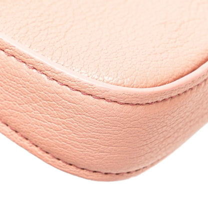 Miu Miu Goatskin Madras Crystal Studded Clutch