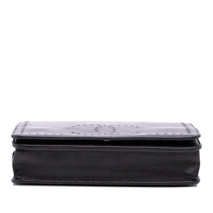 Chanel CC Embossed Lambskin Wallet on Chain