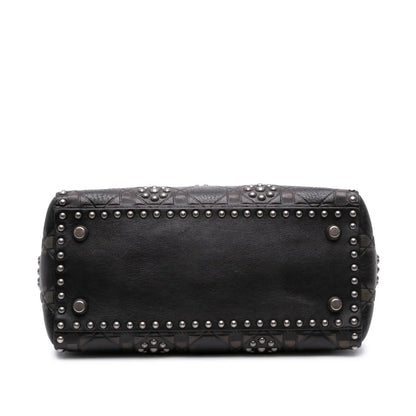 Dior Medium Calfskin Cannage Embossed Flower Studded Supple Lady