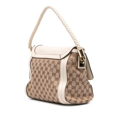 Gucci GG Canvas Bella Flap Satchel