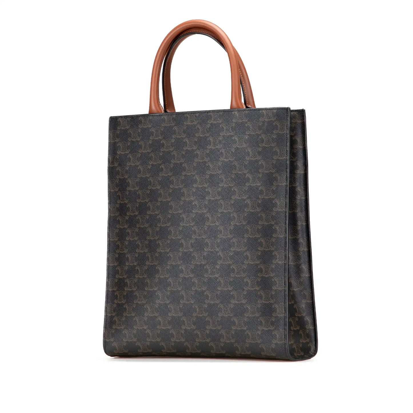 Celine Small Triomphe Coated Canvas Vertical Cabas Tote