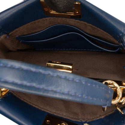 Fendi Micro Shearling Peekaboo Satchel