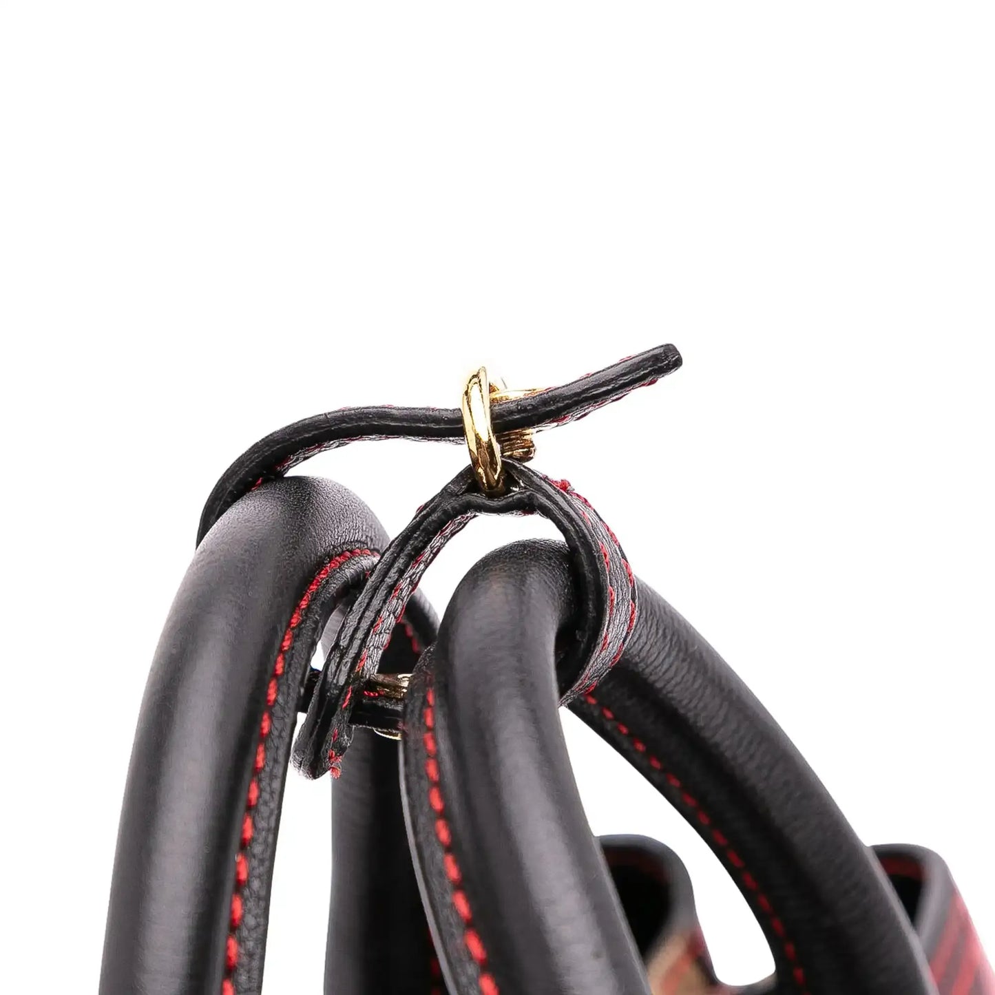 Burberry Medium Leather Patchwork and House Check Banner Satchel