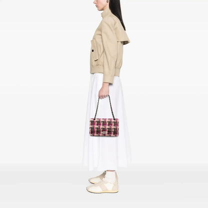 Chanel Medium Classic Tweed Double Flap