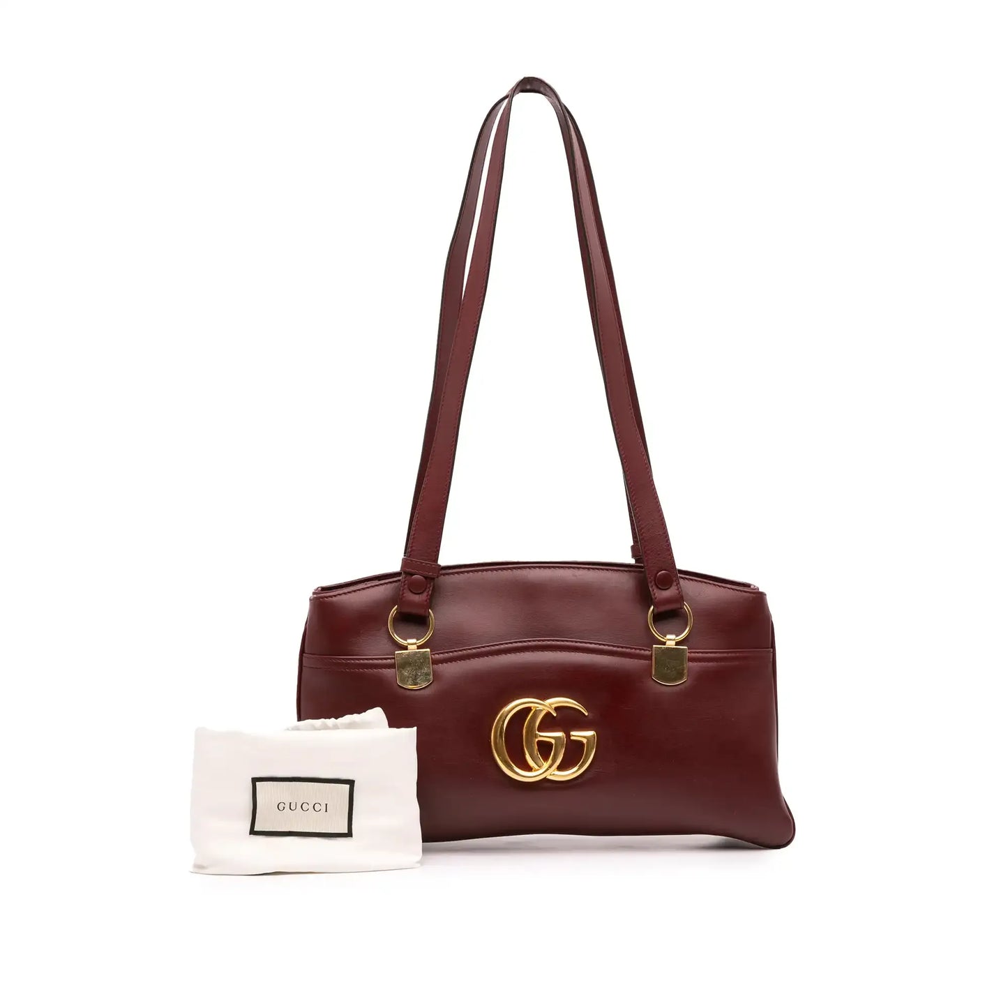 Gucci Large Leather Arli Shoulder Bag
