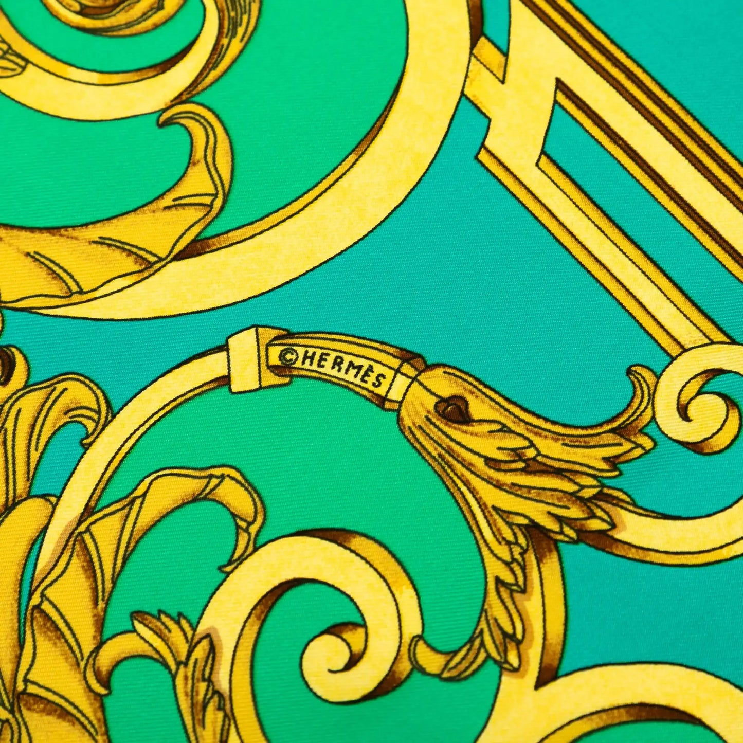 Hermès Les Tuileries Silk Scarf