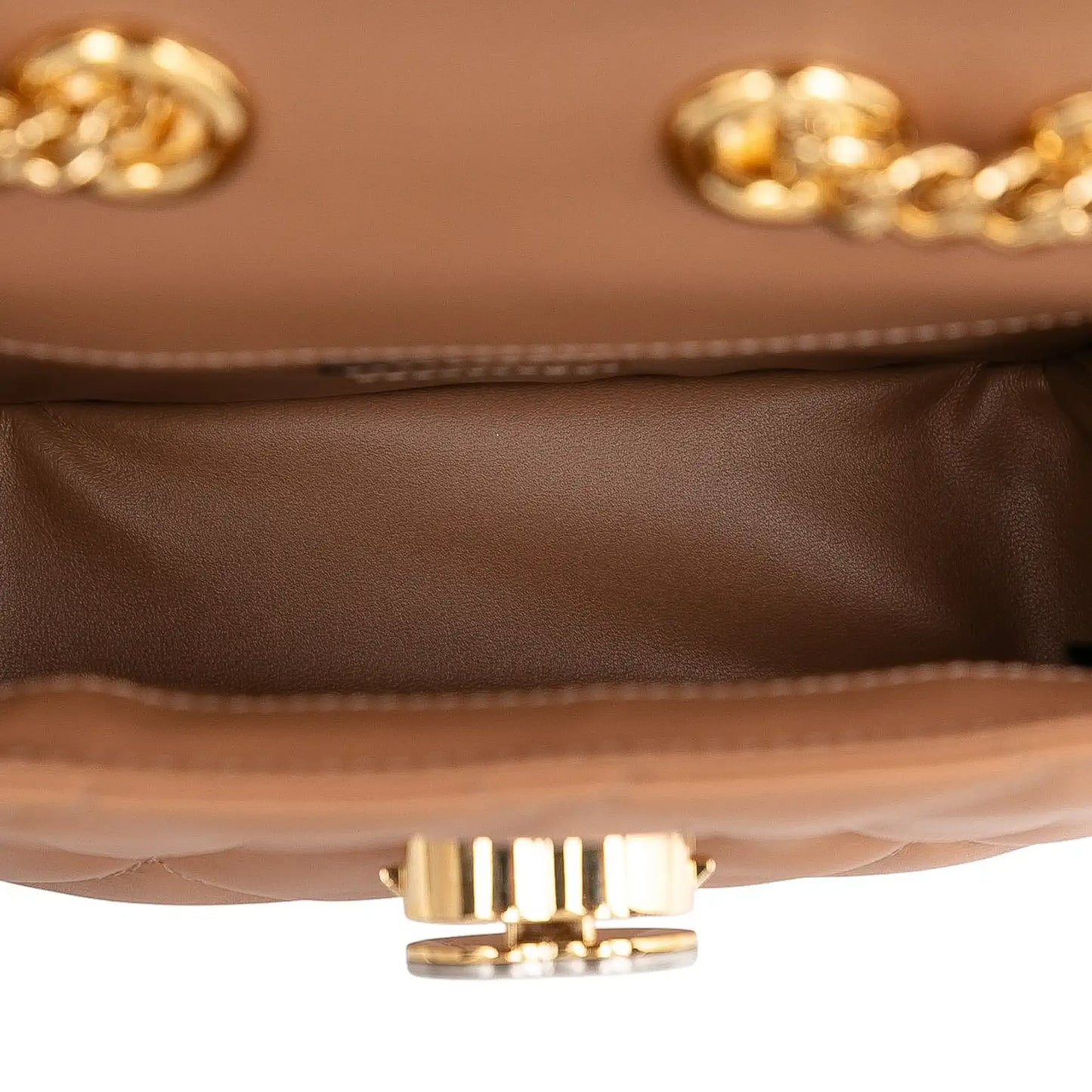 Gucci Mini Leather Deco Chain Shoulder Bag