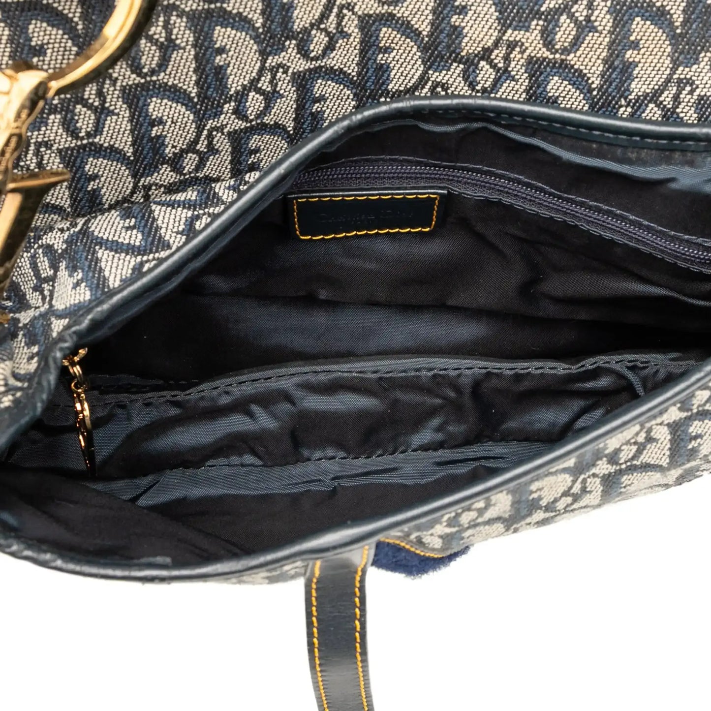 Dior Diorissimo Canvas Double Saddle Bag