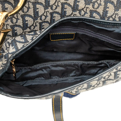 Dior Diorissimo Canvas Double Saddle Bag